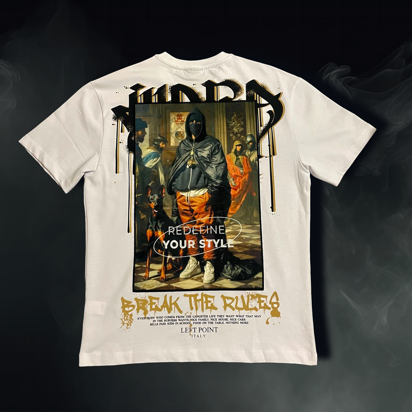 White "Redefine Your Style" Tee